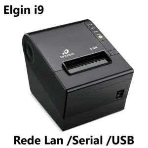 Impressora de Cupom Fiscal e Não Fiscal Térmica USB Rede Lan com Corte Automático i9 Full Elgin
