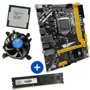 Kit- Intel Core i5 3.2Ghz 6aGer com Cooler Box + Placa Mãe 1151 DDR4 M.2 HDMI H110 Revenger