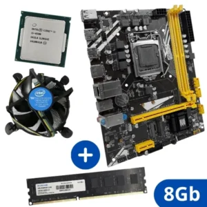 Kit- Intel Core i5 3.2Ghz 6ªGer Cooler Box + Placa Mãe 1151 DDR4 M.2 H110 Revenger + Memória 8Gb/DDR4